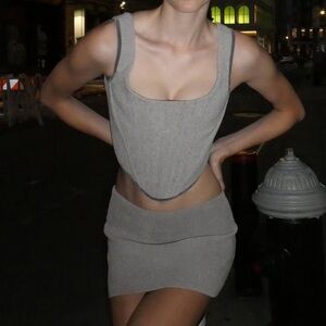 With Jean June Corset and Emilia Mini Skirt Set